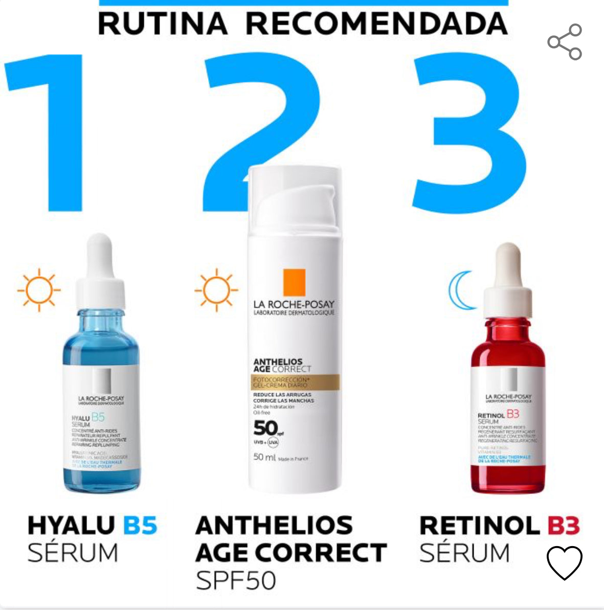 RETINOL B3 SÉRUM | 30ml
Sérum dermatológico renovador y rejuvenecedor La Roche-Posay